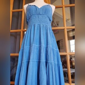 NWT Blue Pepper Dress Size Large Blue